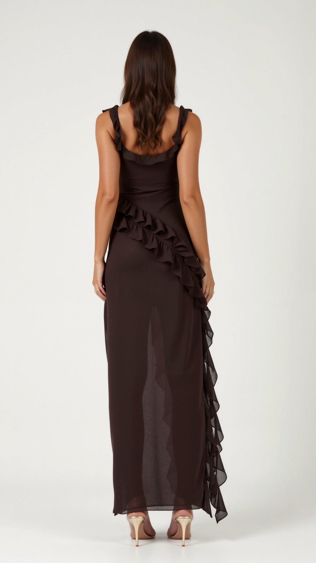 Women's Ruffle Maxi Dress