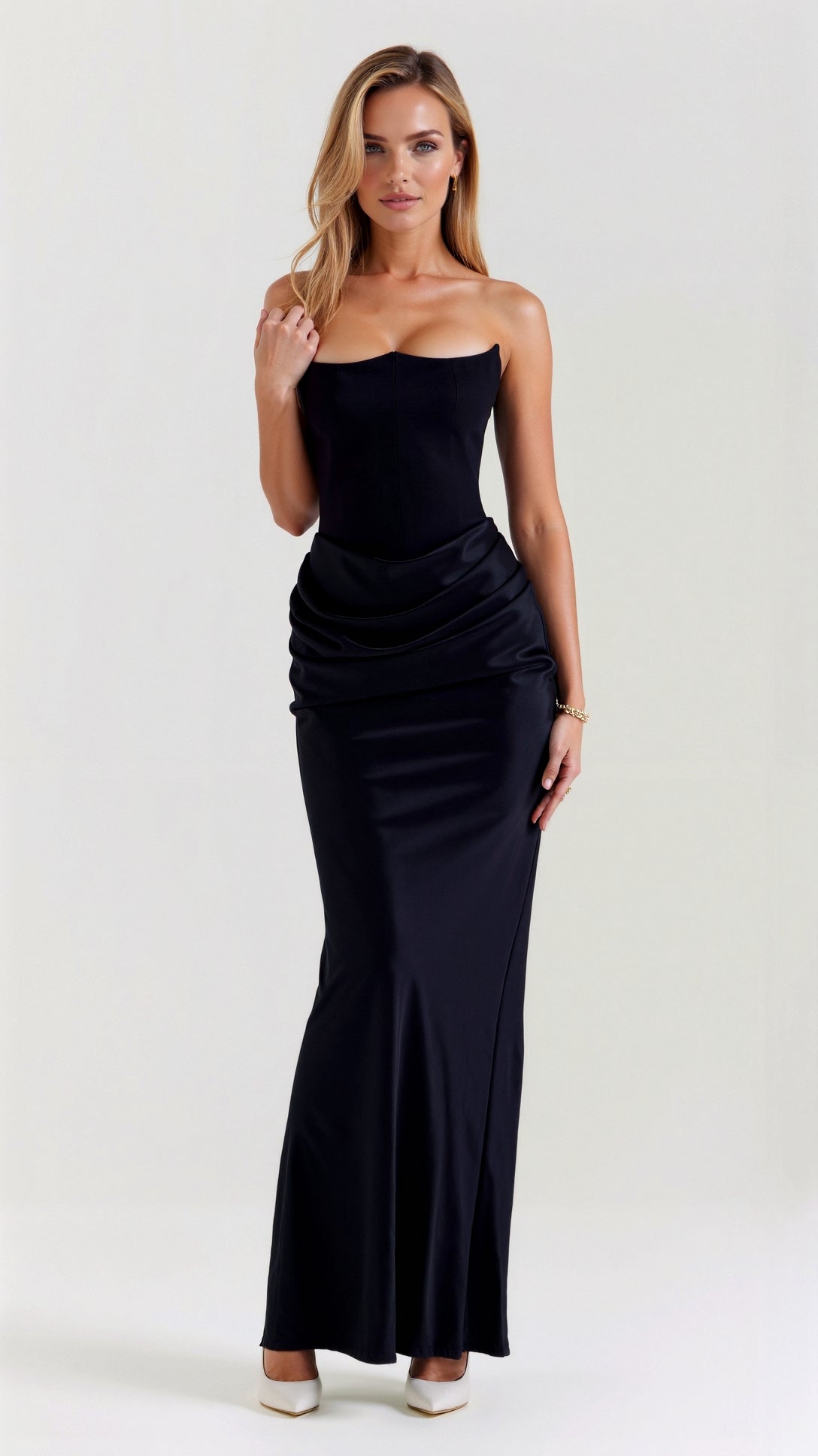 Women's Strapless Maxi Dress