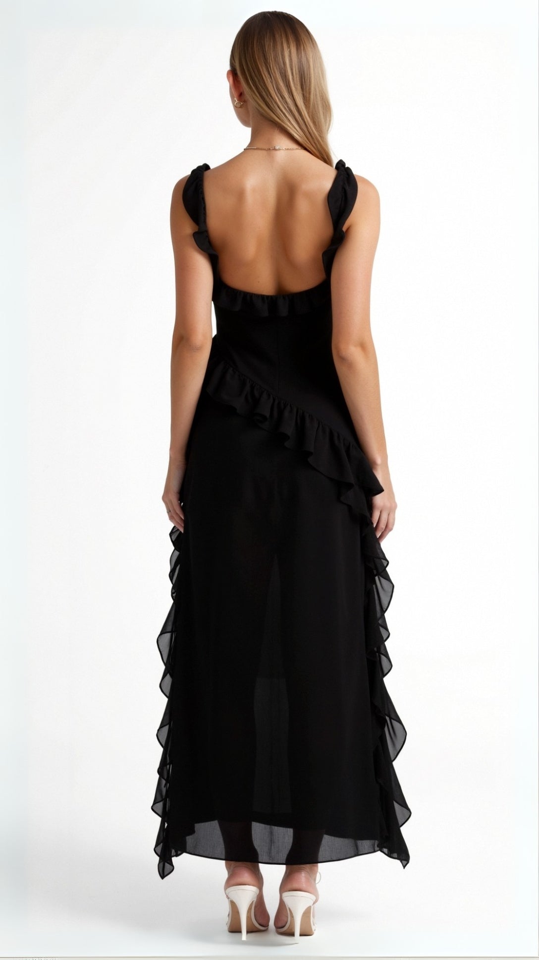 Women's Ruffle Maxi Dress